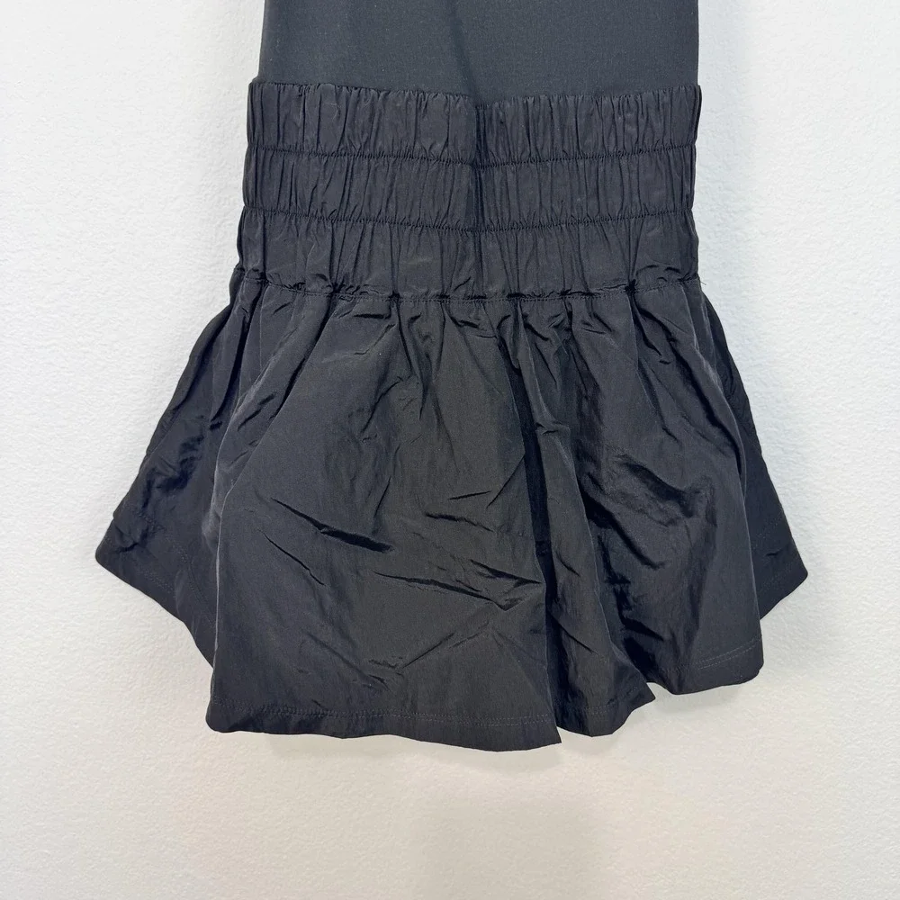 Free‎ People FP Movement The Way Home Skortsie Women's Small Black Activewear